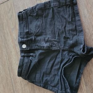 Wild fable highrise black denim shorts